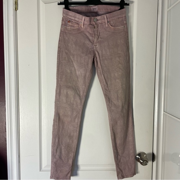 Sz 27 Hudson Jeans (Nico) snakeskin pink - Picture 10 of 11
